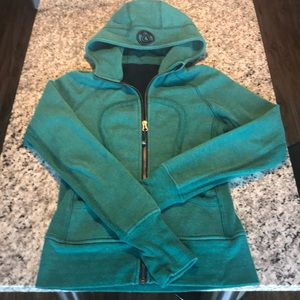 Lululemon Scuba Hoodie with Rose Gold Zip *RARE*
